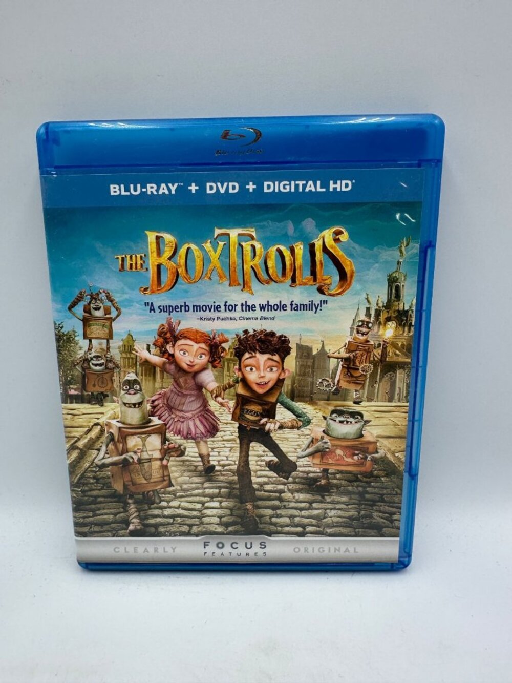 The Boxtrolls BluRay DVD Digital HD Combo Pack Family Animation Universal PG
